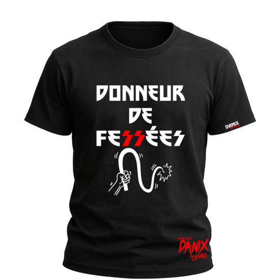 Tshirt Donneur de fessées / Donneuse de fessées [DANIX CENSORED]